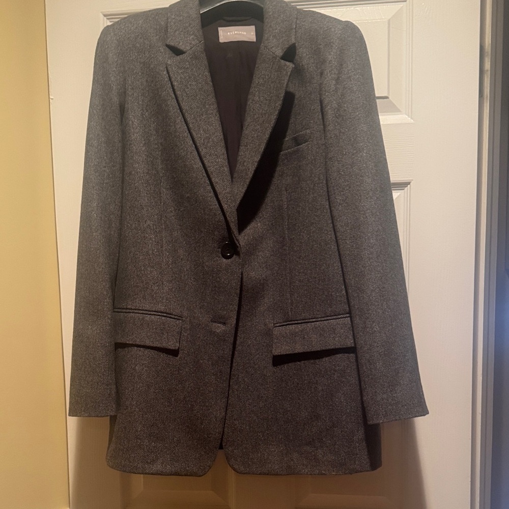 Everlane Charcoal Women's Suit Jacket